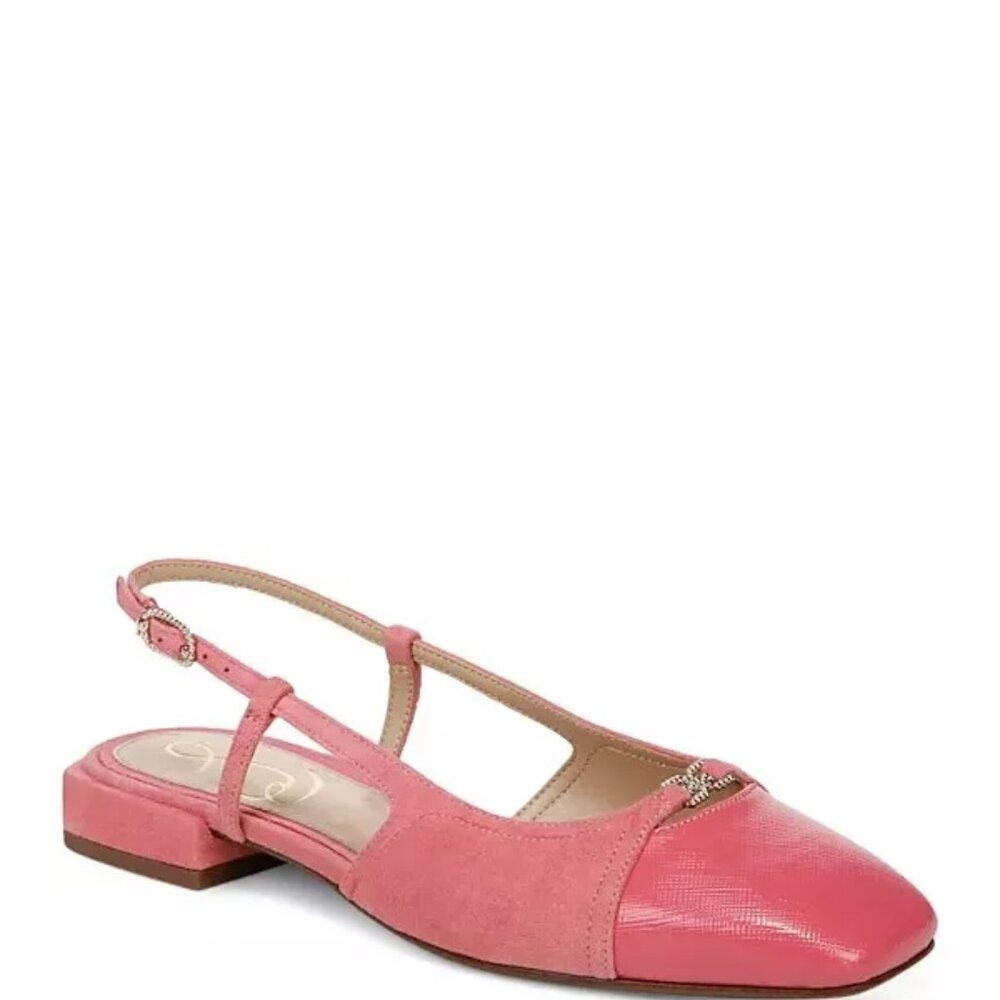Sam Edelman Women's Kara Slingback Cap Toe Flat Shoes